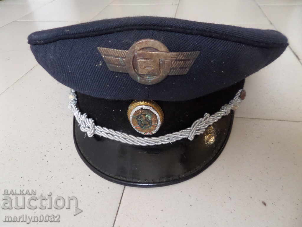 Παλιό καπέλο ΑΥΤΟΚΙΝΗΤΟΔΡΟΜΩΝ τραυματισμένο σοσιαλιστικό, στολή, κοκάρδα Παλιό καπέλο ΑΥΤΟΚΙΝΗΤΟΔΡΟΜΩΝ τραυματισμένο σοσιαλιστικό, στολή, κοκάρδα