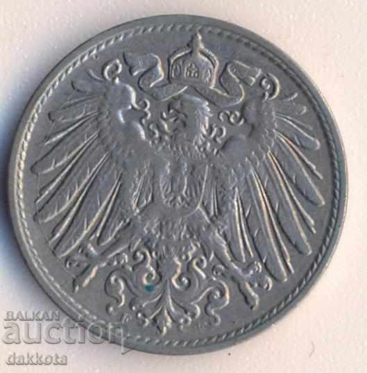 Γερμανία 10 εκατοστά του μάρκου 1914f με τιμή 1.55 BGN | € 0.79