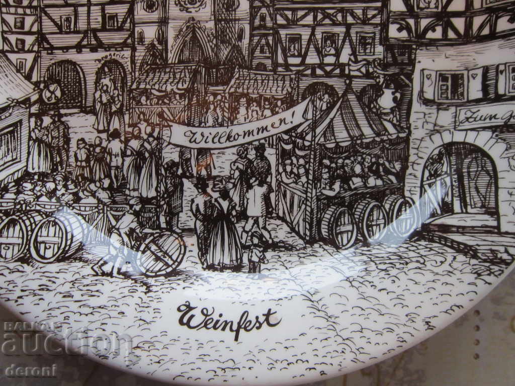 Great German porcelain plate markings porcelain with price 65.20 BGN | € 33.34 Great German porcelain plate markings porcelain with price 65.20 BGN | € 33.34