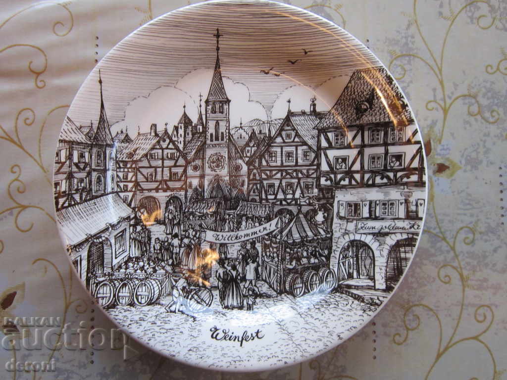 Auction Great German porcelain plate markings porcelain Auction Great German porcelain plate markings porcelain