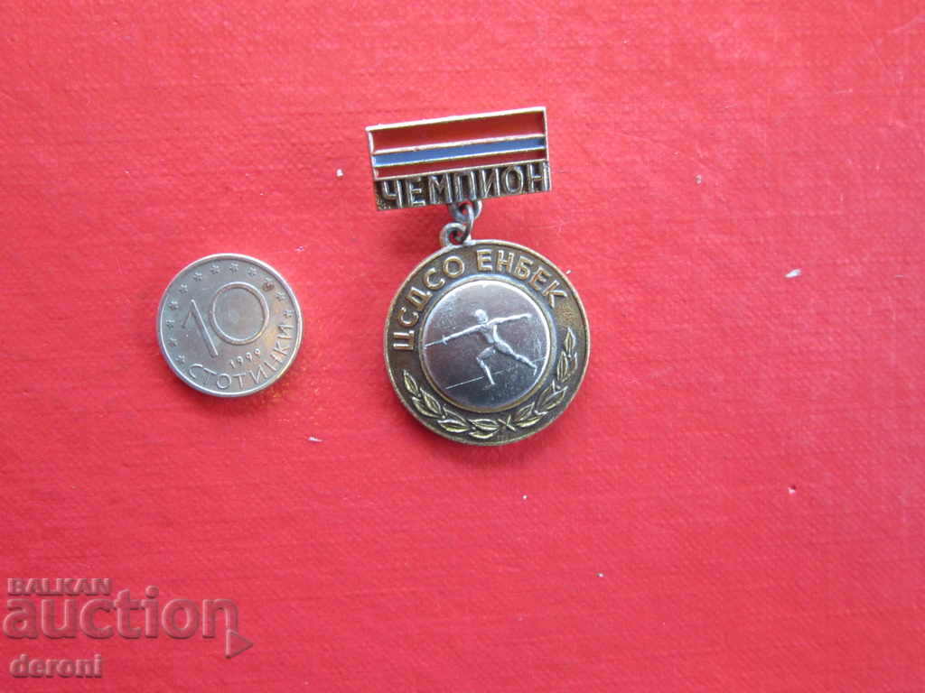 Rare Rusă insigne insigna campion