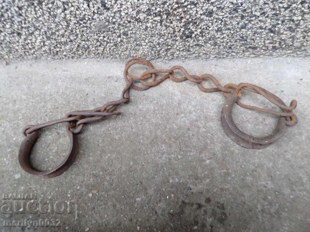 Hand forged beads, prana, chain, wrought iron Hand forged beads, prana, chain, wrought iron