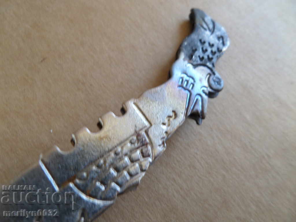 Small walnut roller with engraved wrought iron - 6 Small walnut roller with engraved wrought iron - 6