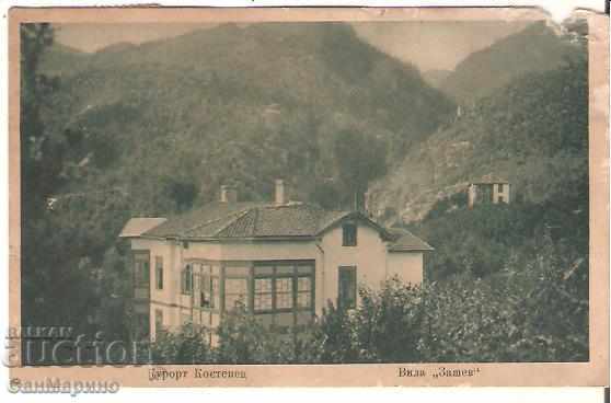 Carte poștală Bulgaria Kostenets Vila "Zashev" *