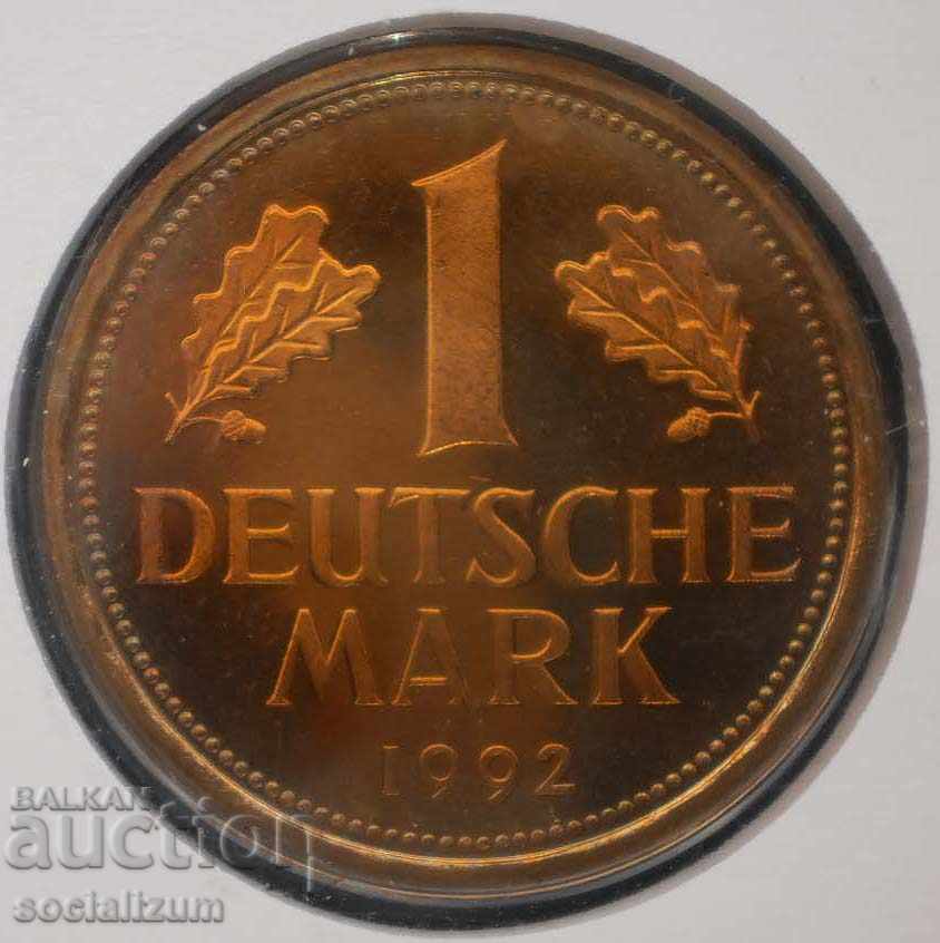 Germania - Turingia placat cu aur 1 Mark 1992 UNC cu preț € 9.20 | 17.99 BGN