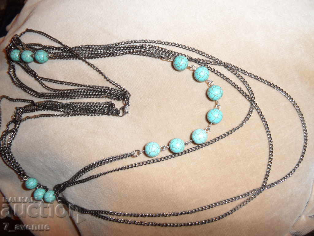 COLOR 4 rows, with turquoise 80cm. Christmas promotion !!! with price 29.99 BGN | € 15.33