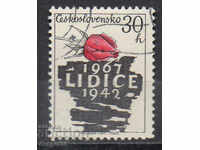 1967. Cehoslovacia. '25 distrugerii Lidice.
