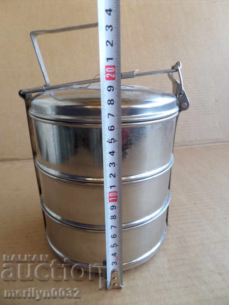 Feed pots 3 pieces of seferite metal container STAIN with price 43.00 BGN | € 21.99