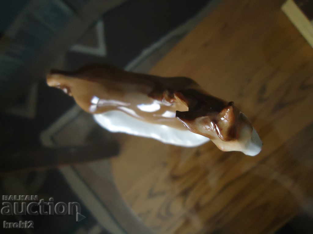 Auction  OLD PORCELAIN HORSE FIGURINE STATUETTE