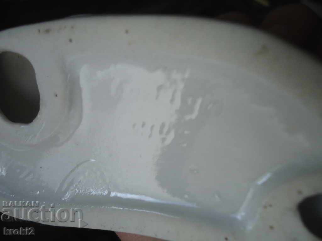 OLD PORCELAIN HORSE FIGURINE STATUETTE - 6