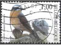 Клеймована марка  Фауна Птица 2002 от   Белгия
