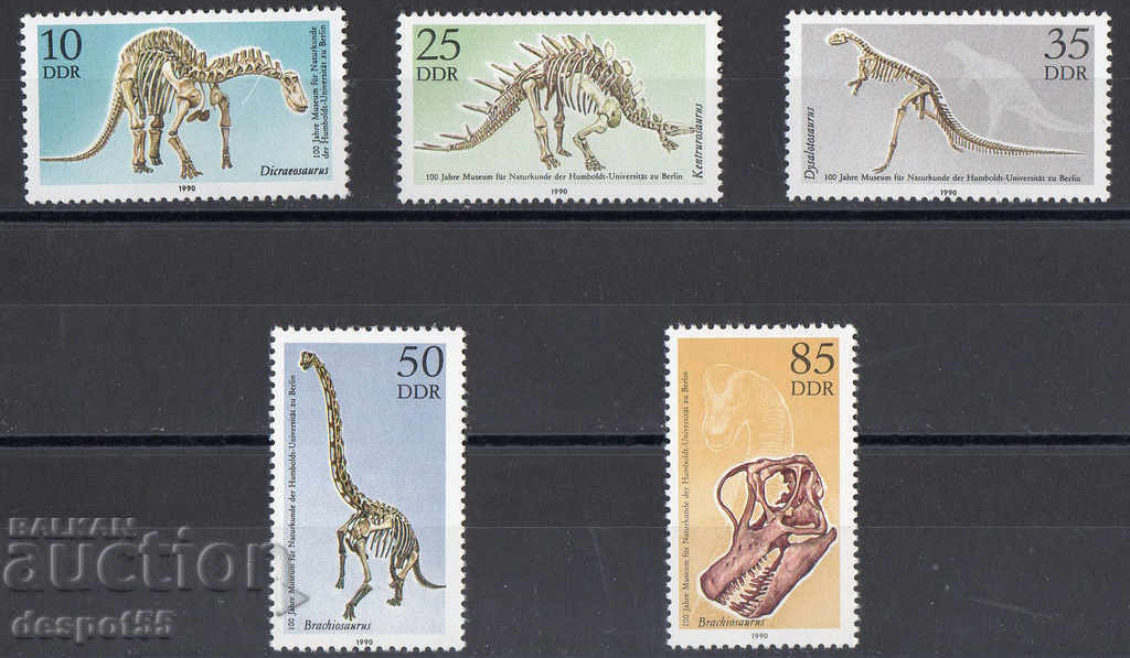 1990. GDR. 100, Muzeul de Istorie Naturală.