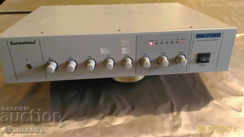 Amplifier Euroshine ss-7120 with price 350.00 BGN | € 178.95 Amplifier Euroshine ss-7120 with price 350.00 BGN | € 178.95