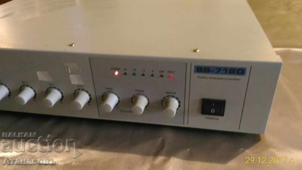 Auction Amplifier Euroshine ss-7120 Auction Amplifier Euroshine ss-7120