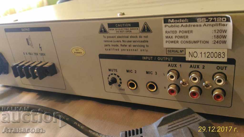 Amplifier Euroshine ss-7120 - 6 Amplifier Euroshine ss-7120 - 6