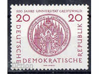 1956. GDR. 500 Universitatea din Greifswald.