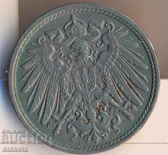 Germania 10 pfenigi 1912d cu preț € 2.50 | 4.89 BGN