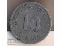 Germania 10 pfennig 1900j