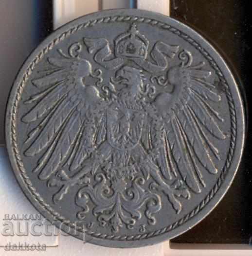 Germany 10 pfennig 1914j with price 3.50 BGN | € 1.79