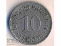 Germany 10 pfennig 1914e