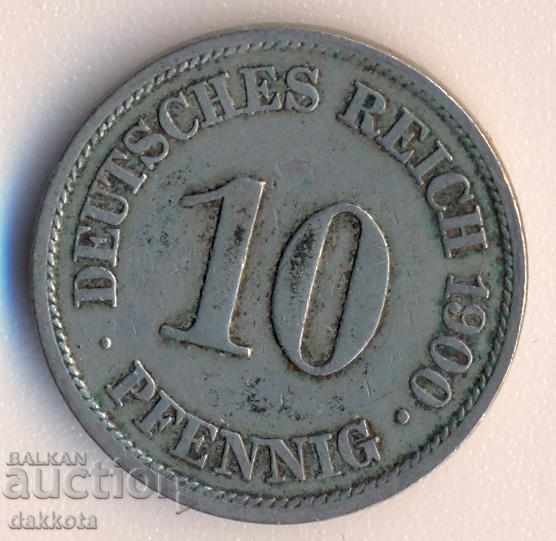 Germania 10 pfennig 1900a