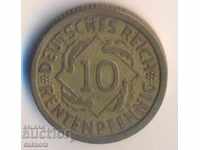 Германия 10 рентенпфенига 1924а