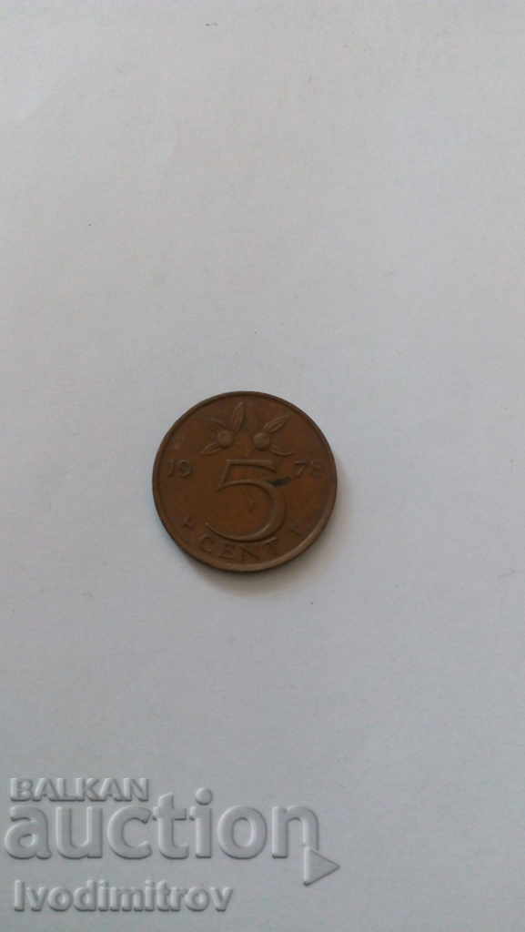 Netherlands 5 cents 1974