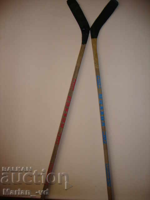 old Russian hockey sticks