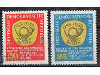 1959. ГДР.  Източно-европейска пощенска конференция.
