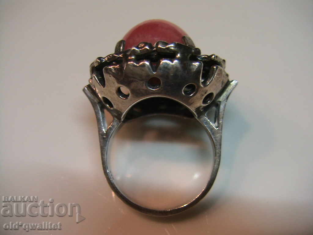 SILVER BRACELET, EARRINGS, RING with Rhodochrosite, SILVER 835 with price 800.00 BGN | € 409.03 SILVER BRACELET, EARRINGS, RING with Rhodochrosite, SILVER 835 with price 800.00 BGN | € 409.03