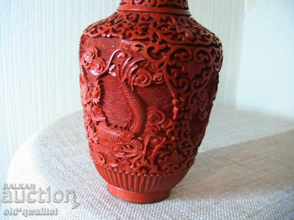 Auction Original Chinese VAZA, not porcelain, a brass enamel and ... Auction Original Chinese VAZA, not porcelain, a brass enamel and ...