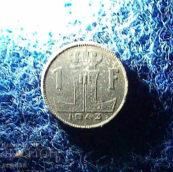 1 Franc - Belgium - German Occupation with price 1.50 BGN | € 0.77 1 Franc - Belgium - German Occupation with price 1.50 BGN | € 0.77