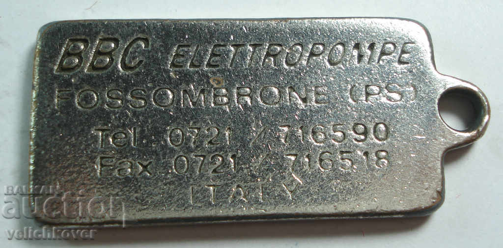 17916 Italy Sign Aircraft Company Manufacture Eelect Pumps with price 2.00 BGN | € 1.02