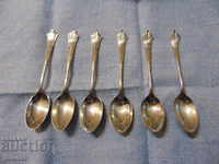Lot of antique silver EPNS spoons
