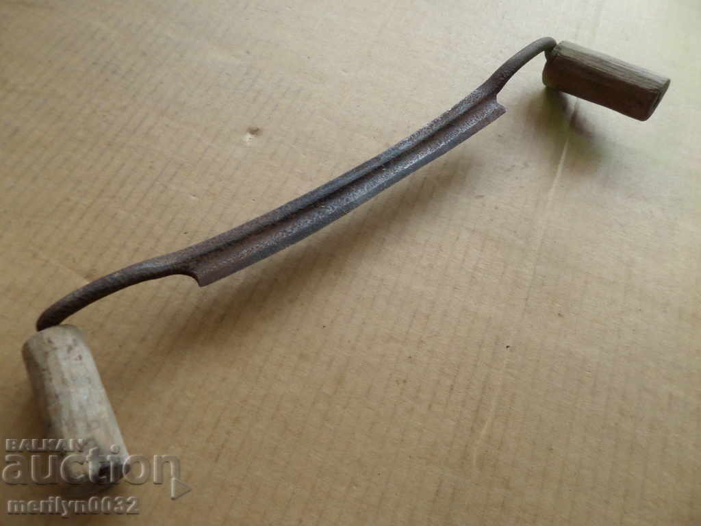 Old forged ruff tool wrought iron wooden planer - 5 Old forged ruff tool wrought iron wooden planer - 5