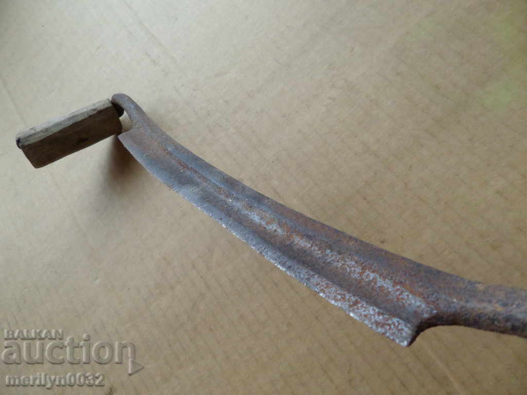 Old forged ruff tool wrought iron wooden planer - 6 Old forged ruff tool wrought iron wooden planer - 6