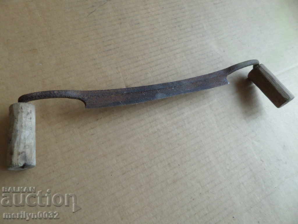 Old forged ruff tool wrought iron wooden planer - 7 Old forged ruff tool wrought iron wooden planer - 7