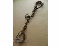 Old hand forged beads, chains, pranks, chains
