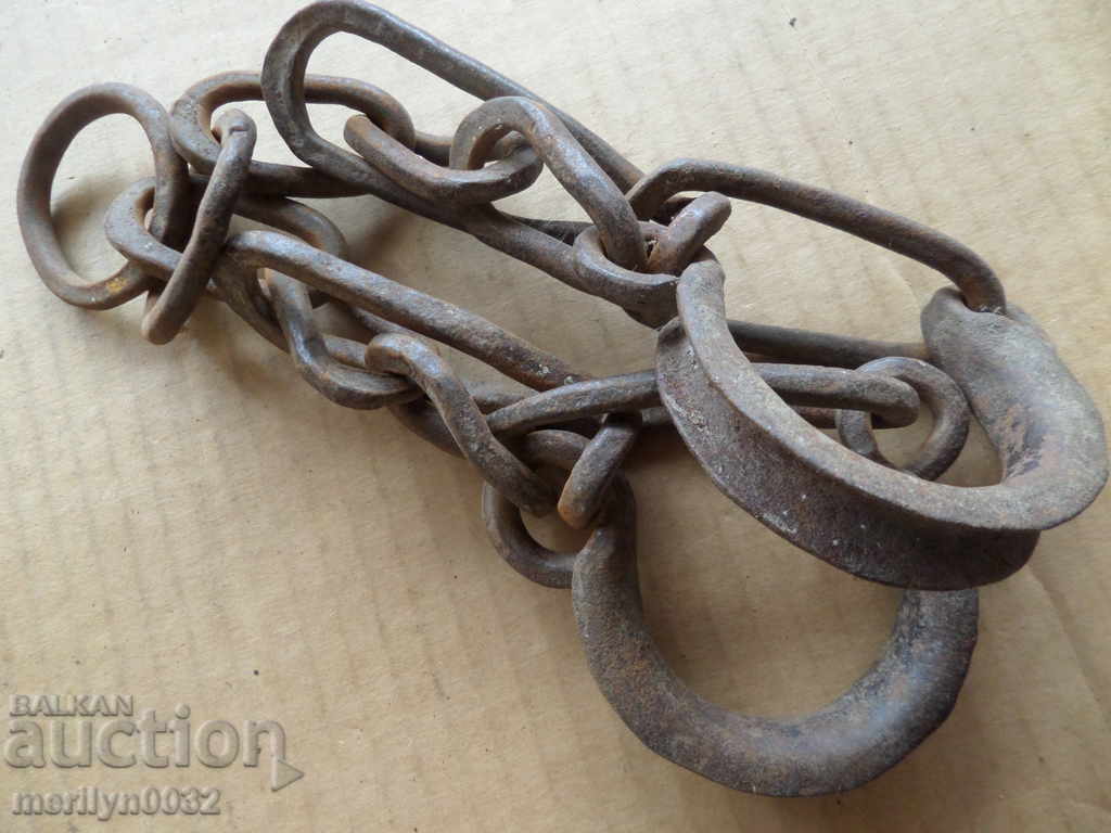 Old hand forged beads, chains, pranks, chains - 7