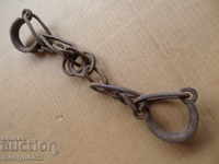 Old hand forged beads, chains, pranks, chains