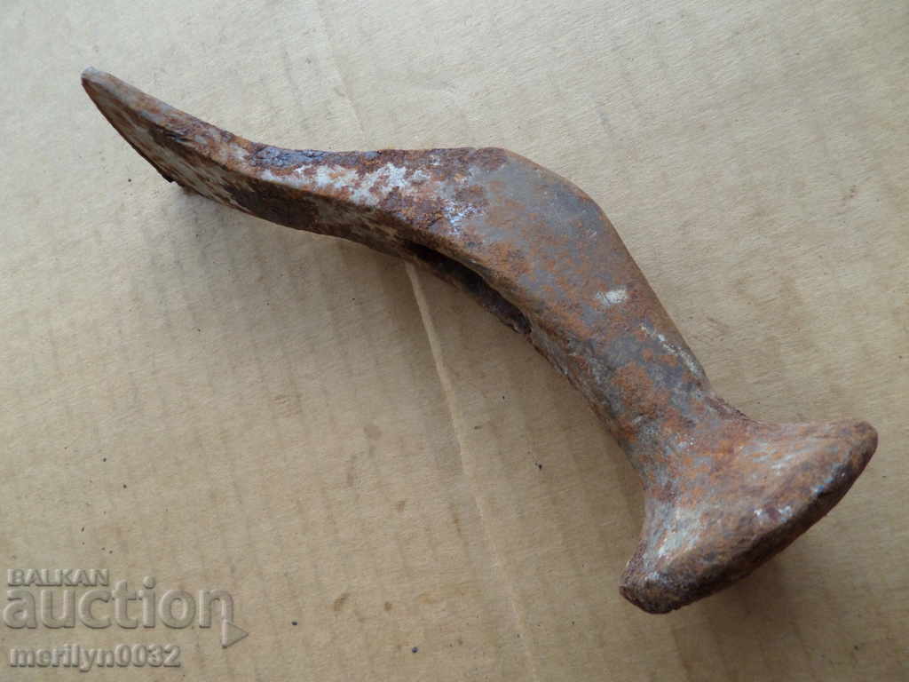 Very old hammer over 100 years, wrought iron old instrument with price 31.00 BGN | € 15.85 Very old hammer over 100 years, wrought iron old instrument with price 31.00 BGN | € 15.85