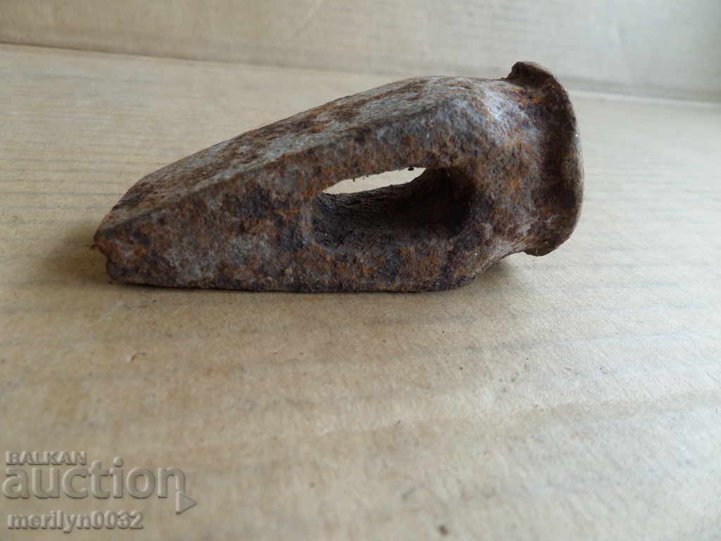 Very old hammer over 100 years, wrought iron old instrument with price 29.00 BGN | € 14.83 Very old hammer over 100 years, wrought iron old instrument with price 29.00 BGN | € 14.83