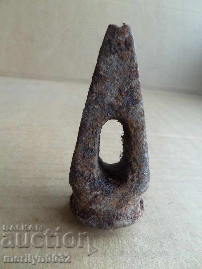 Very old hammer over 100 years, wrought iron old instrument - 6 Very old hammer over 100 years, wrought iron old instrument - 6