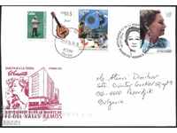 Traveled first envelope Fuel del Valle Ramos 2016 from Cuba