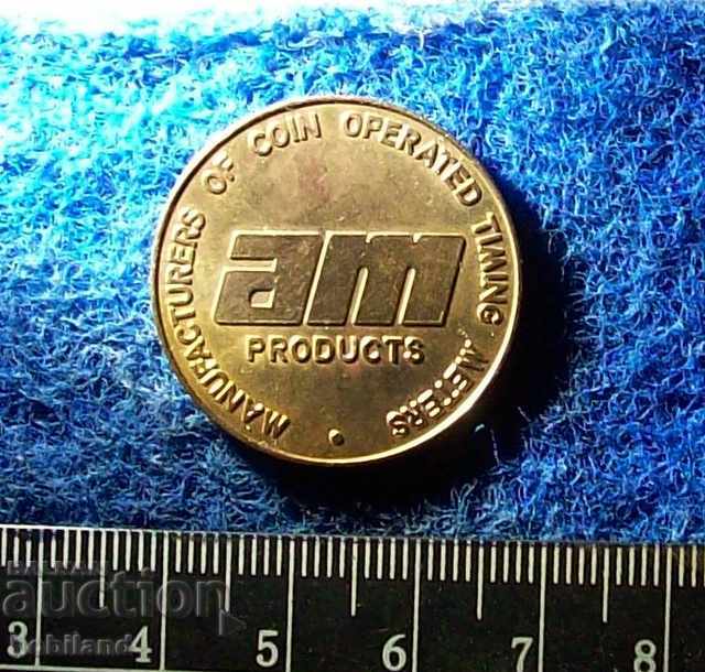 Монетен жетон с цена 2.00 лв. | € 1.02 Монетен жетон с цена 2.00 лв. | € 1.02