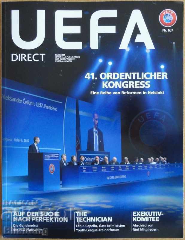 Официално списание на УЕФА - UEFA Direct, № 167/май 2017