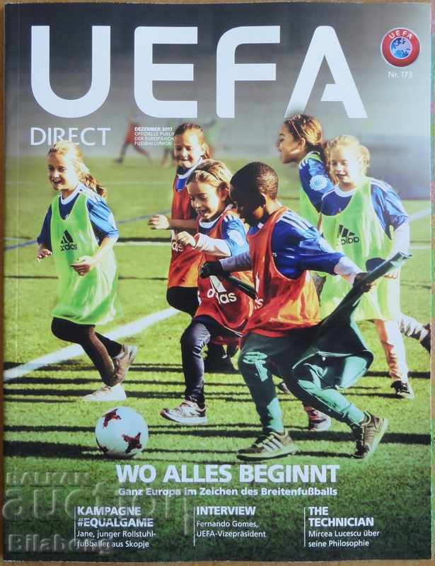 Официално списание на УЕФА - UEFA Direct, № 173/дек. 2017