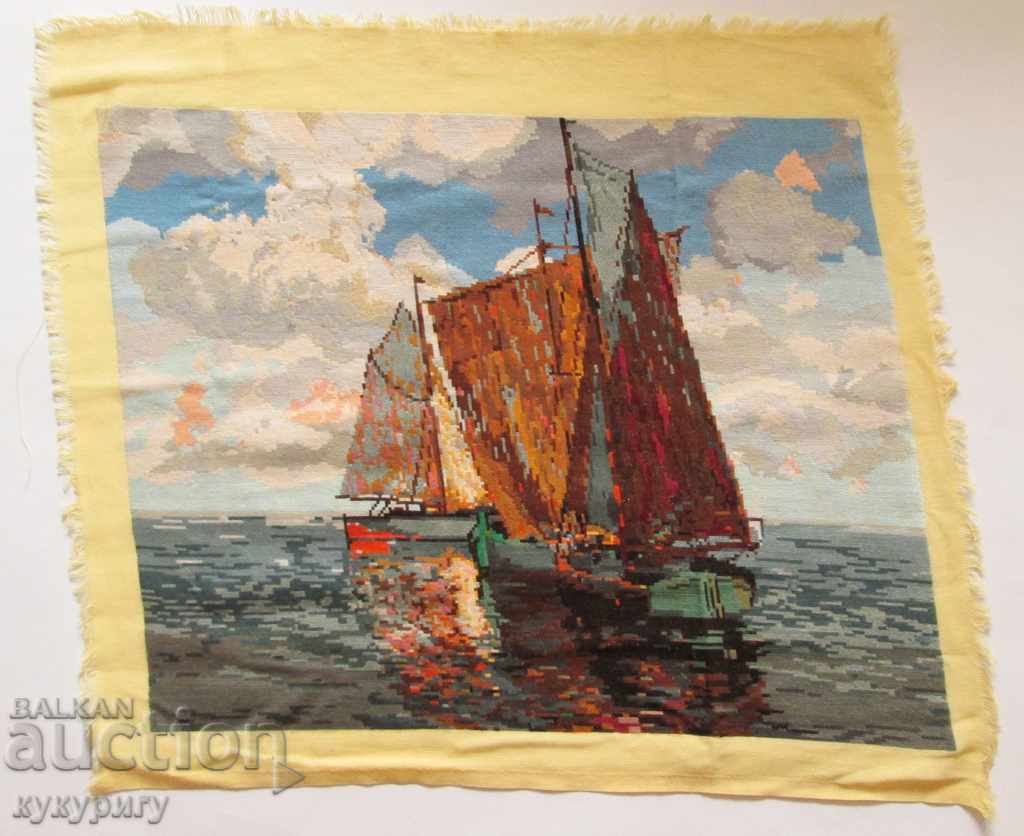 Hand sewn large rectangular tapestry with price 500.00 BGN | € 255.65