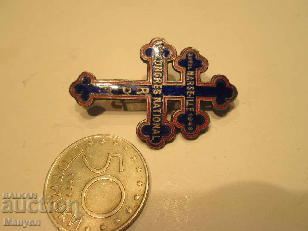 Licitație Vindem znak.Izkl.ryadak piept francez !! RRRRRRRRRRRRRRRRR