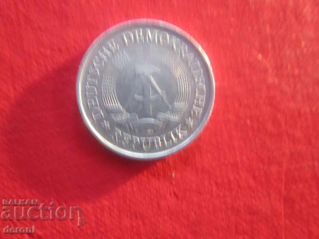 Auction  1 Mark gdr 1973 1 Brand GDR